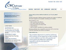 Tablet Screenshot of cwcsoftware.com